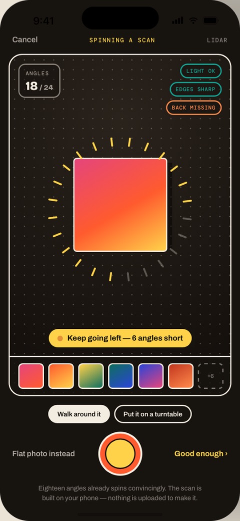 CLCTN — capture screen
