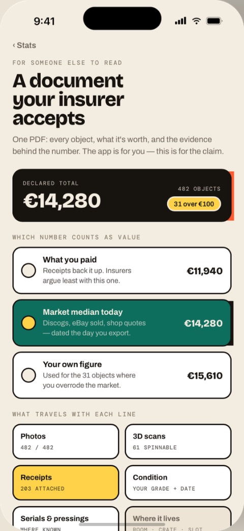 CLCTN — insure screen